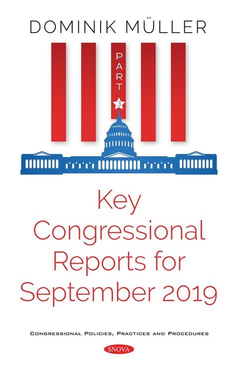 Produktbild: Key Congressional Reports for September 2019. Part III