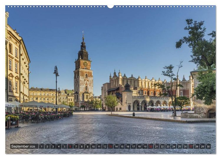 Produktbild: Ein Wochenende in Krakau (Wandkalender 2026 DIN A2 quer), CALVENDO Monatskalender