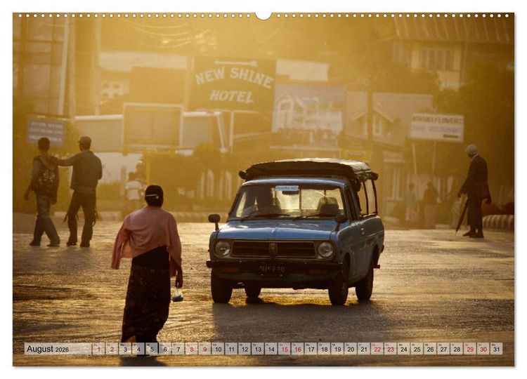 Produktbild: Myanmar - Reise durch das alte Burma (Wandkalender 2026 DIN A2 quer), CALVENDO Monatskalender