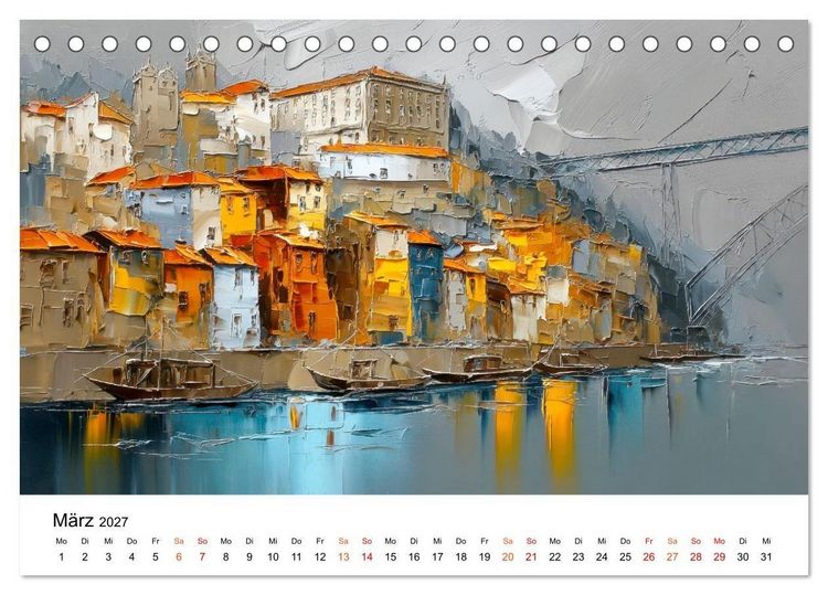 Produktbild: Europa Eleganz - Premium Edition (Tischkalender 2027 DIN A5 quer), CALVENDO Monatskalender