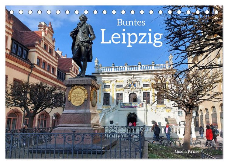 Produktbild: Buntes Leipzig (Tischkalender 2026 DIN A5 quer), CALVENDO Monatskalender