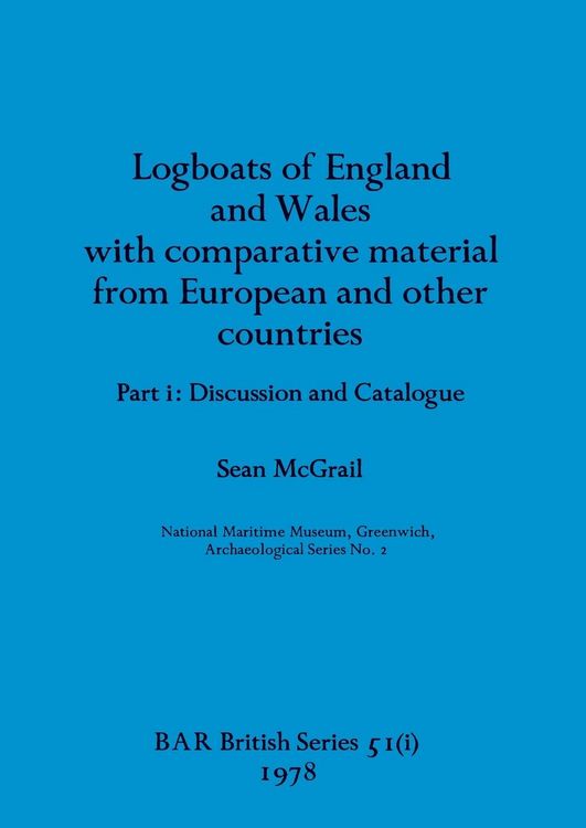 Produktbild: Logboats of England and Wales Part I
