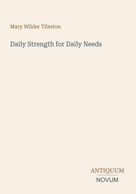 Produktbild: Daily Strength for Daily Needs
