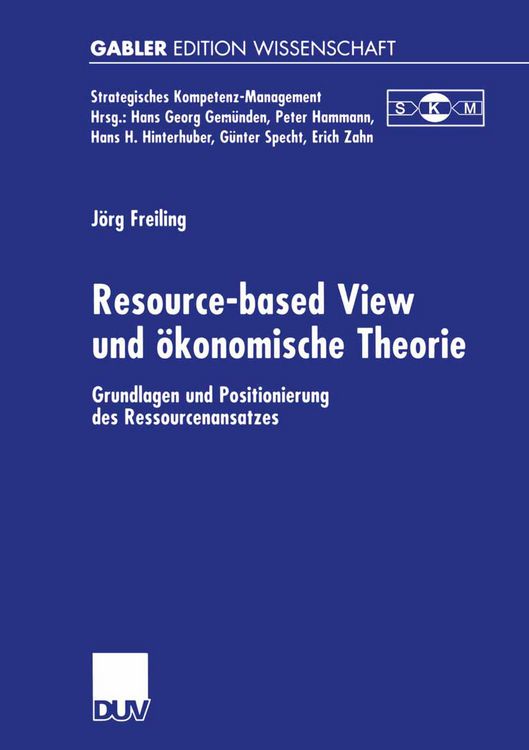 Produktbild: Resource-based View und &ouml;konomische Theorie