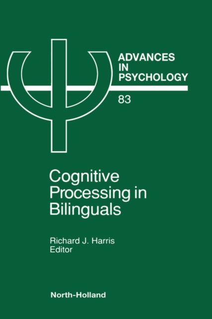 Produktbild: Advances in Psychology V83