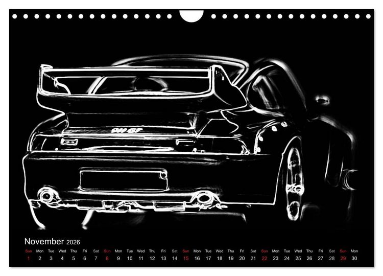 Produktbild: 911 Lines (Wall Calendar 2026 DIN A4 landscape), CALVENDO 12 Month Wall Calendar