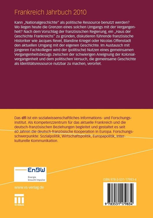 Produktbild: Frankreich Jahrbuch 2010