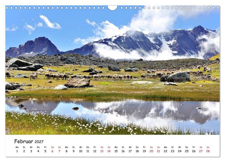 Produktbild: Franz&ouml;sische Alpen - Route des Grandes Alpes (Wandkalender 2027 DIN A3 quer), CALVENDO Monatskalender