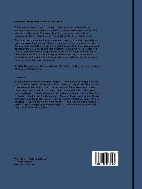 Produktbild: Geological maps: An Introduction