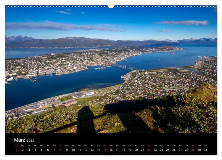 Produktbild: Erlebnis Norwegen: Narvik bis Troms&oslash; (hochwertiger Premium Wandkalender 2026 DIN A2 quer), Kunstdruck in Hochglanz