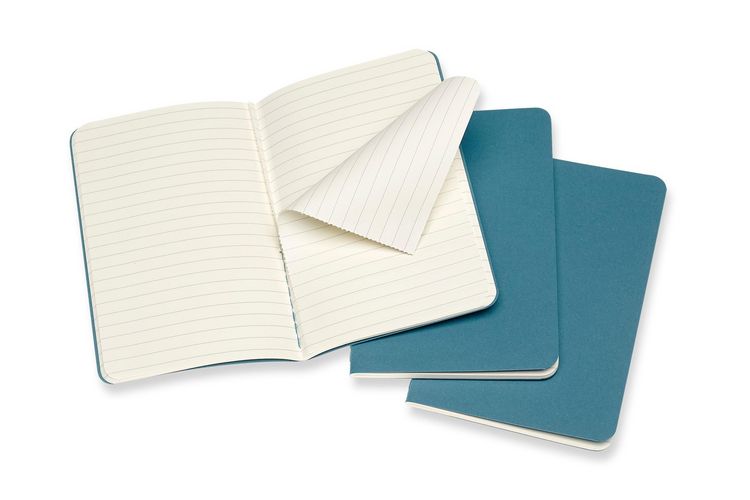Produktbild: Moleskine Cahier Pocket/A6, 3er Set, Liniert, Lebhaftes Blau