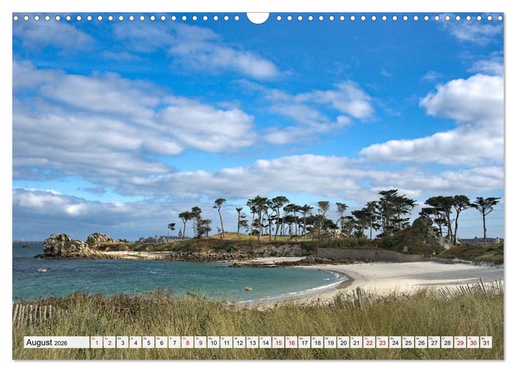 Produktbild: Begeisterung f&uuml;r die Bretagne (Wandkalender 2026 DIN A3 quer), CALVENDO Monatskalender