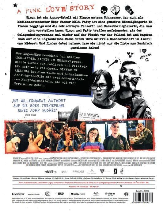 Produktbild: Dinner in America - A Punk Love Story - Mediabook [2 BRs]