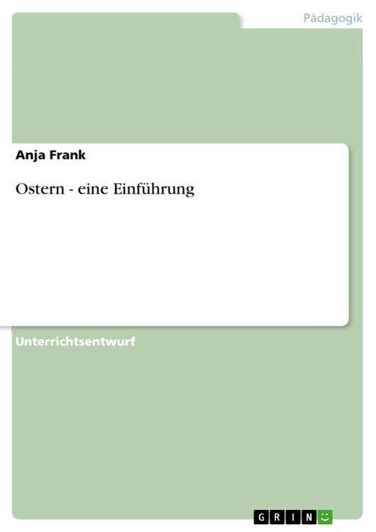 Produktbild: Ostern - eine Einf&uuml;hrung