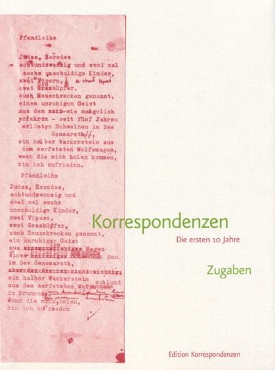 Produktbild: Korrespondenzen