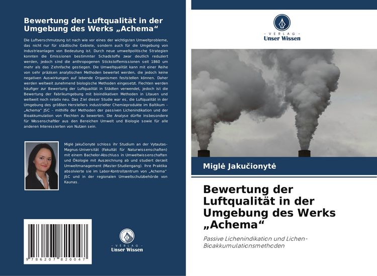 Produktbild: Bewertung der Luftqualit&auml;t in der Umgebung des Werks "Achema"