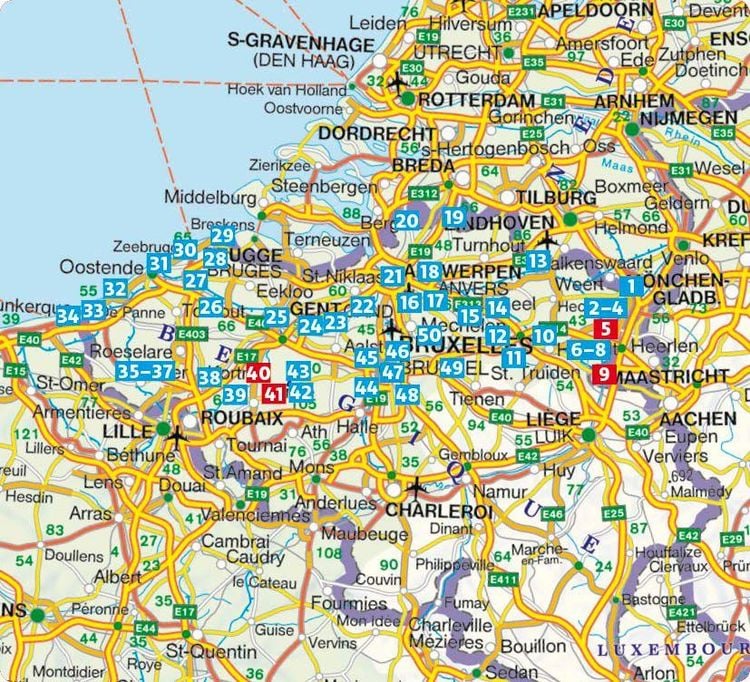 Produktbild: ROTHER Wanderf&uuml;hrer Belgien: Flandern