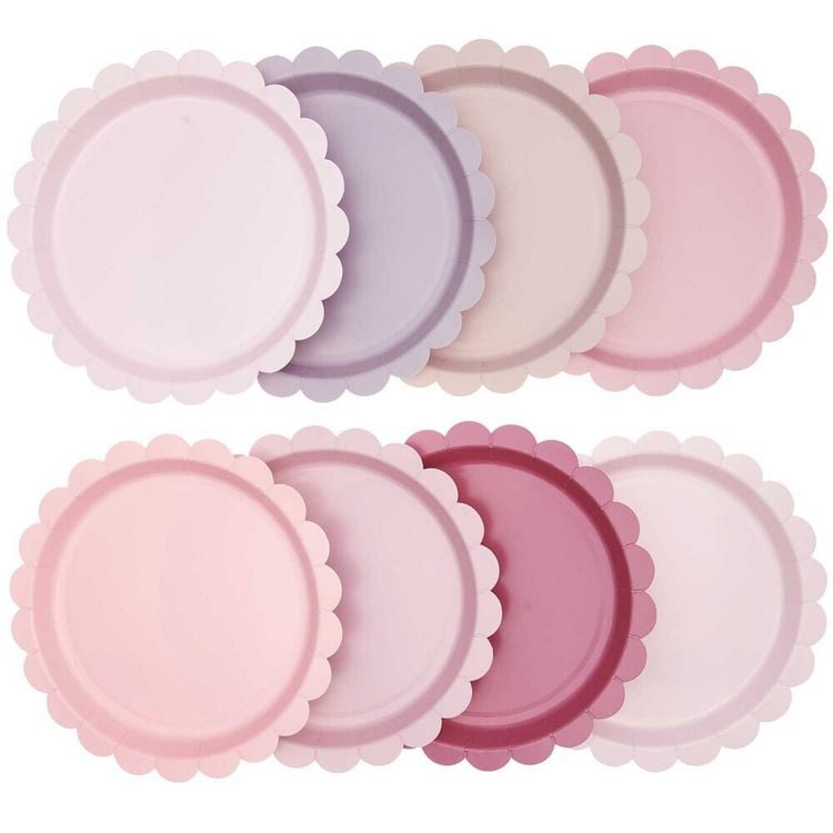 Produktbild: Pappteller Mix, Rosa, MIX