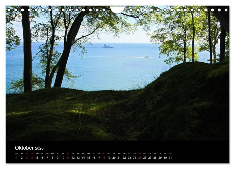 Produktbild: R&uuml;gen (Wandkalender 2026 DIN A4 quer), CALVENDO Monatskalender