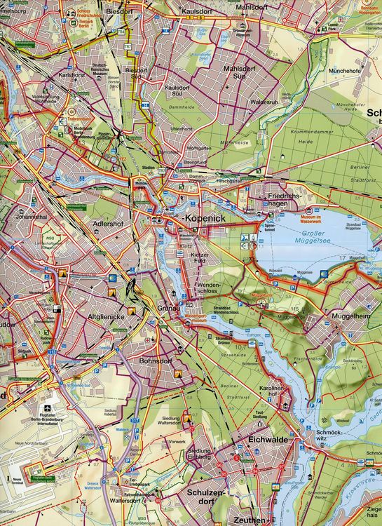 Produktbild: Fahrradkarte Berlin S&uuml;d 1:60.000