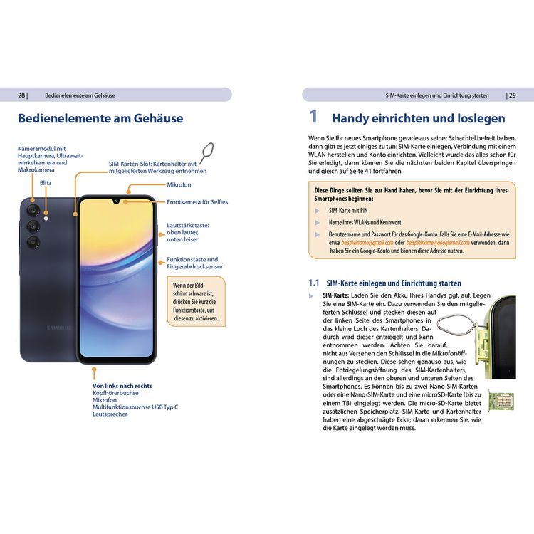 Produktbild: Samsung Galaxy A15 / A15 5G - F&uuml;r Einsteiger ohne Vorkenntnisse