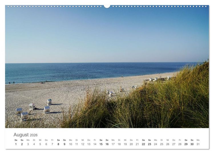 Produktbild: Nordfriesland - wundersch&ouml;ne Westk&uuml;ste (hochwertiger Premium Wandkalender 2026 DIN A2 quer), Kunstdruck in Hochglanz