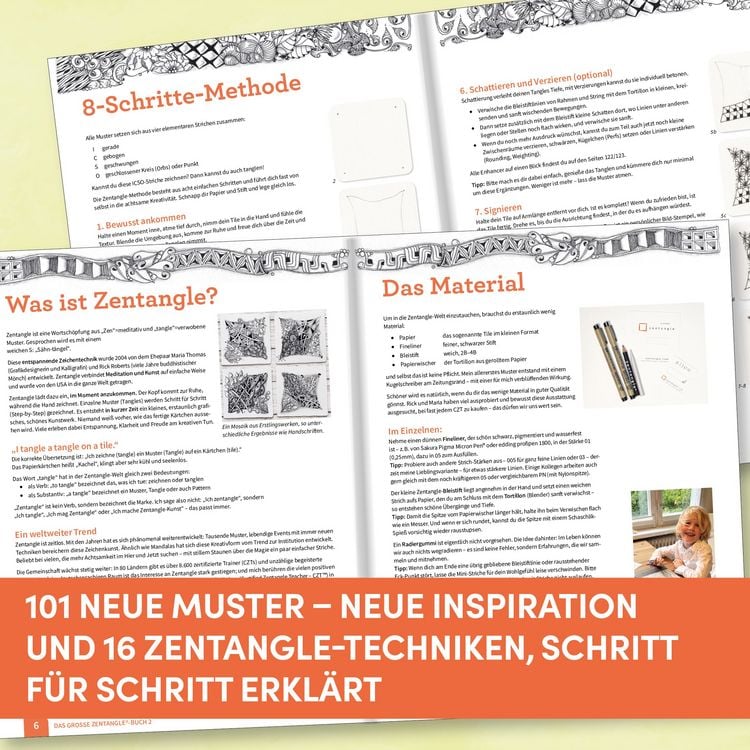 Produktbild: Das gro&szlig;e Zentangle-Buch 2