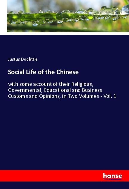 Produktbild: Social Life of the Chinese