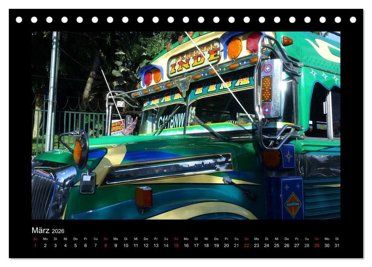Produktbild: Farbenfrohes Guatemala (Tischkalender 2026 DIN A5 quer), CALVENDO Monatskalender