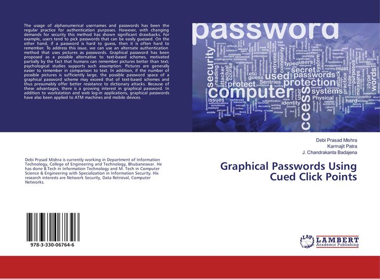 Produktbild: Graphical Passwords Using Cued Click Points