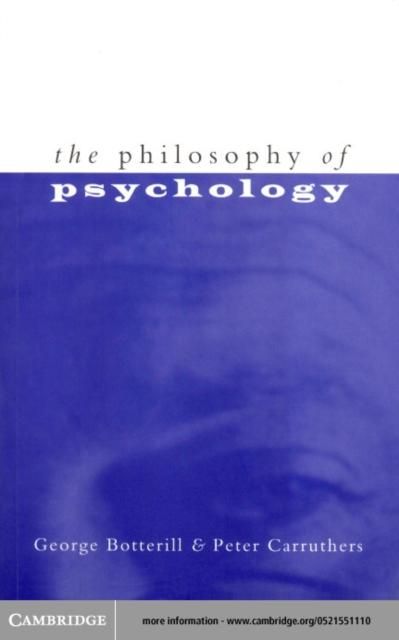 Produktbild: Philosophy of Psychology