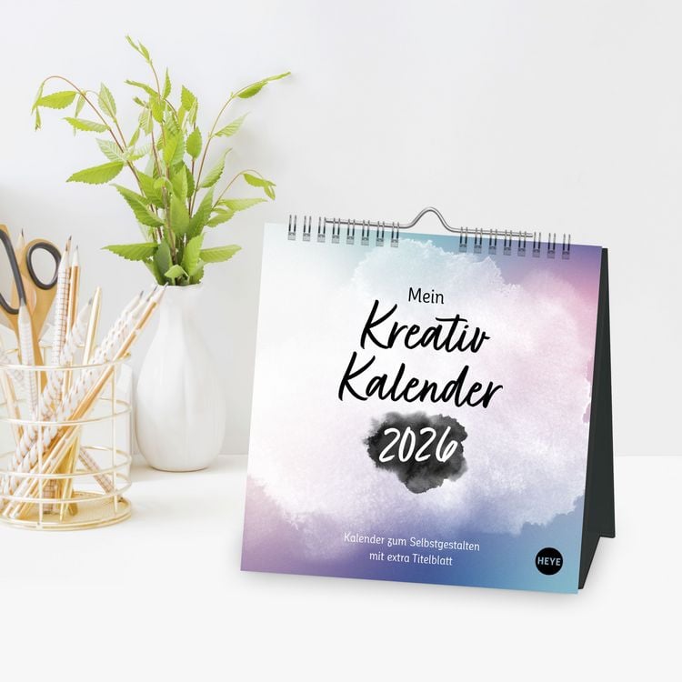 Produktbild: Kreativkalender zum Aufstellen Design 2026