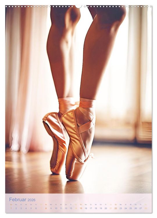 Produktbild: Mit Tutu und Spitzenschuhen Impressionen aus dem Ballett (Wandkalender 2026 DIN A2 hoch), CALVENDO Monatskalender