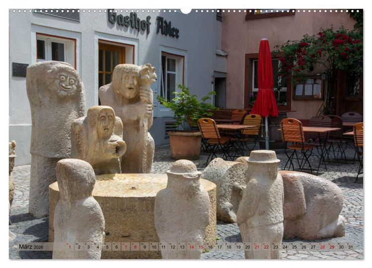 Produktbild: Bad S&auml;ckingen - Die Perle am Hochrhein (Wandkalender 2026 DIN A2 quer), CALVENDO Monatskalender