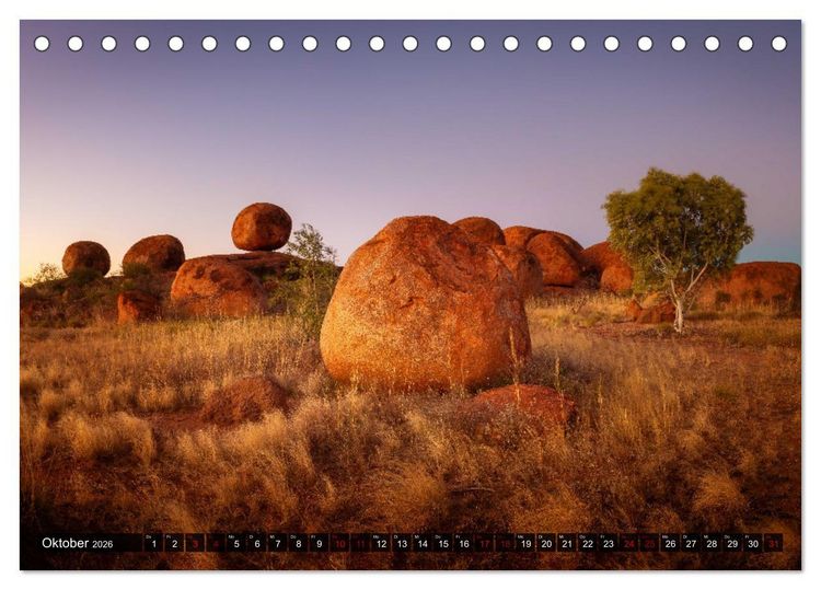 Produktbild: Outback Australien (Tischkalender 2026 DIN A5 quer), CALVENDO Monatskalender