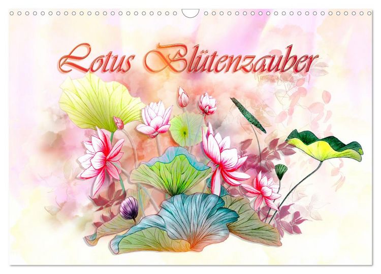 Produktbild: Lotus Bl&uuml;tenzauber (Wandkalender 2026 DIN A3 quer), CALVENDO Monatskalender