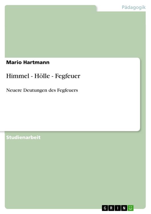 Produktbild: Himmel - H&ouml;lle - Fegfeuer