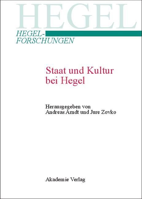 Produktbild: Staat und Kultur bei Hegel