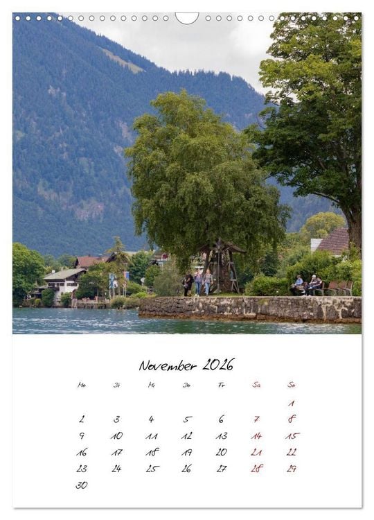Produktbild: Tegernsee - Im Herz der Natur (Wandkalender 2026 DIN A3 hoch), CALVENDO Monatskalender