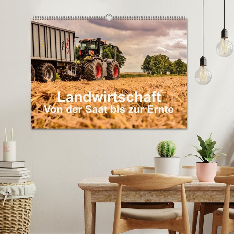 Produktbild: Landwirtschaft - Von der Saat bis zur Ernte (Wandkalender 2027 DIN A2 quer), CALVENDO Monatskalender