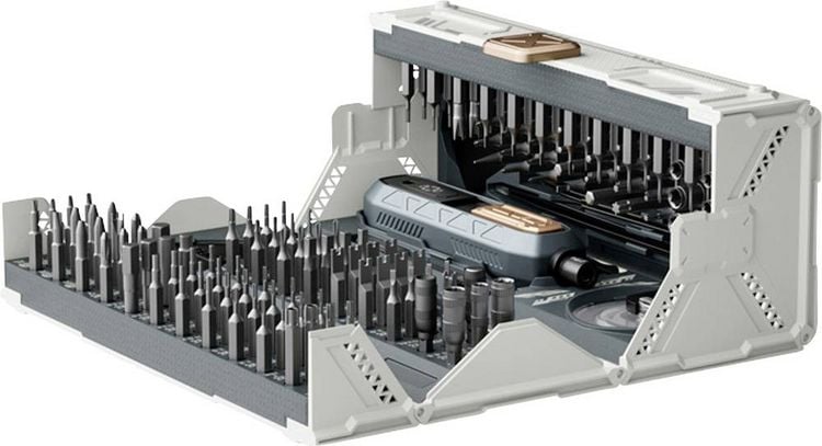 Produktbild: Jakemy Cordless screwdriver JM-8192 Bit-Set 180teilig T-Profil, T-Profil mit Loch, Sechskant, Kreuzschlitz Phillips, Kreuzschlitz