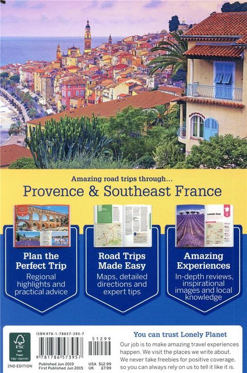 Produktbild: Lonely Planet Provence & Southeast France Road Trips