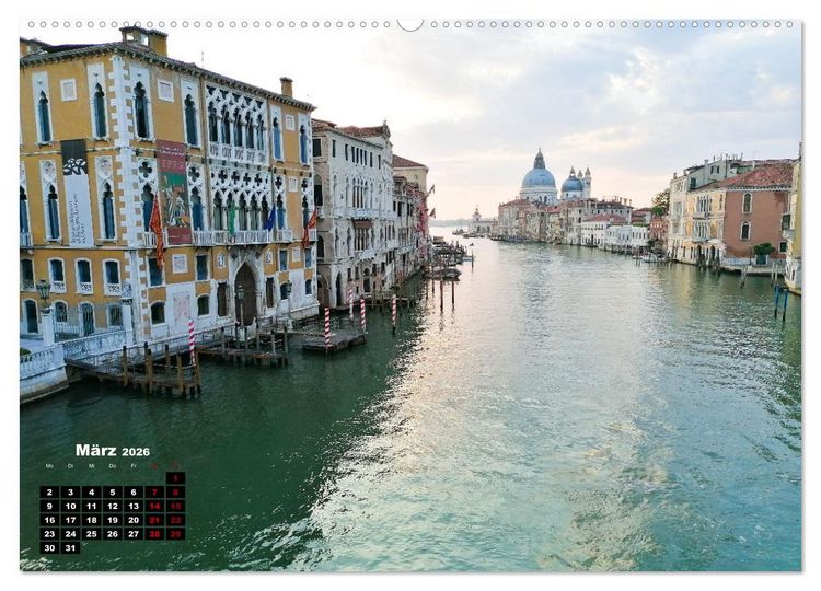Produktbild: Venedig - Perle in der Lagune (hochwertiger Premium Wandkalender 2026 DIN A2 quer), Kunstdruck in Hochglanz