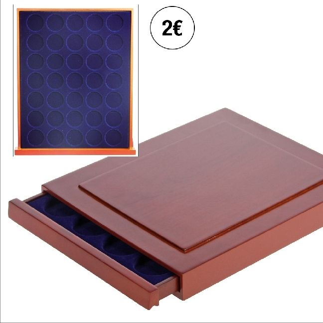 Produktbild: M&uuml;nzenbox NOVA Exquisite, f&uuml;r 35 St. M&uuml;nzen Format 2 Euro
