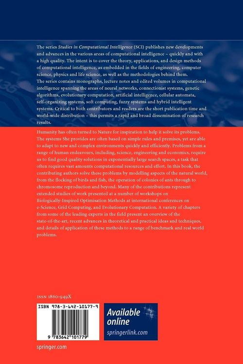 Produktbild: Biologically-Inspired Optimisation Methods