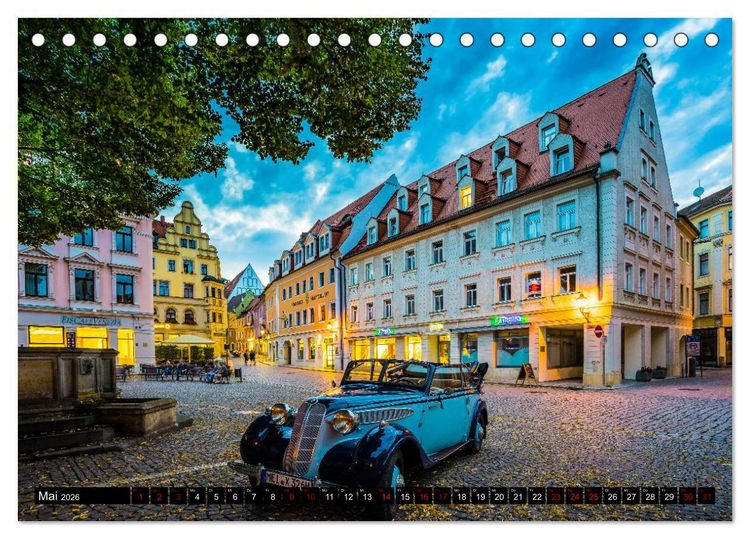 Produktbild: Mei&szlig;en Impressionen (Tischkalender 2026 DIN A5 quer), CALVENDO Monatskalender