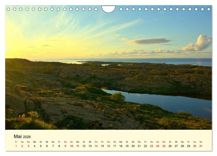Produktbild: Lichtstimmungen des Nordens (Wandkalender 2026 DIN A4 quer), CALVENDO Monatskalender