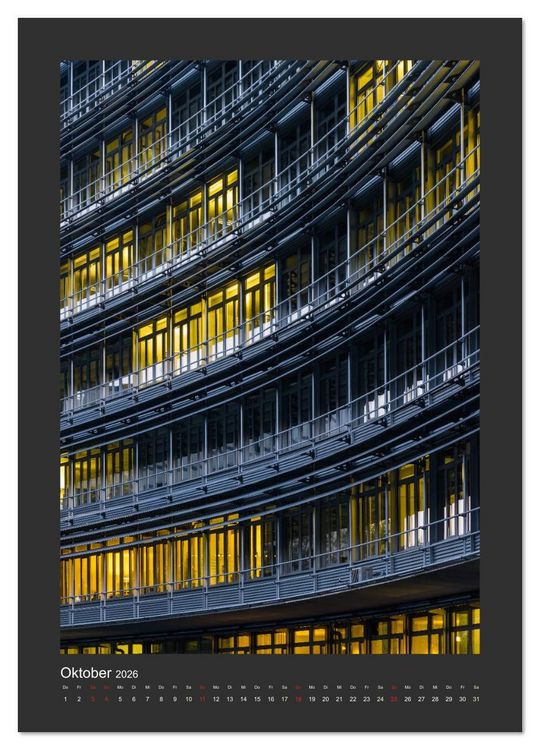Produktbild: Plakative Architektur (hochwertiger Premium Wandkalender 2026 DIN A2 hoch), Kunstdruck in Hochglanz