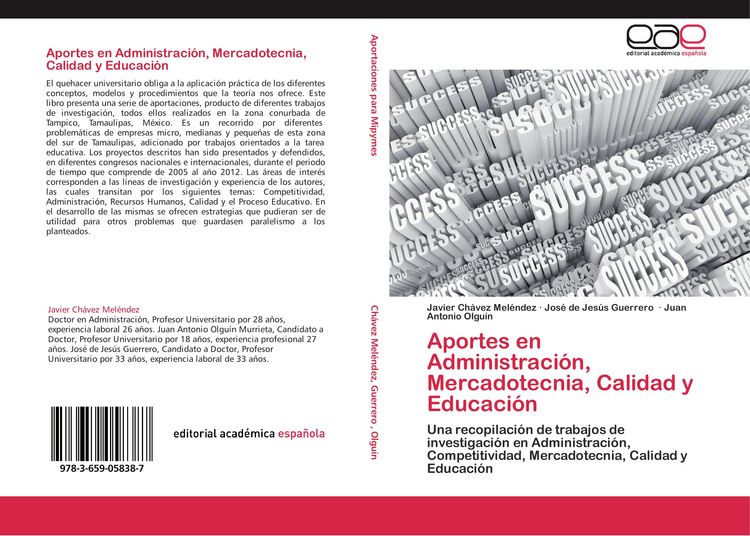 Produktbild: Aportes en Administraci&oacute;n, Mercadotecnia, Calidad y Educaci&oacute;n