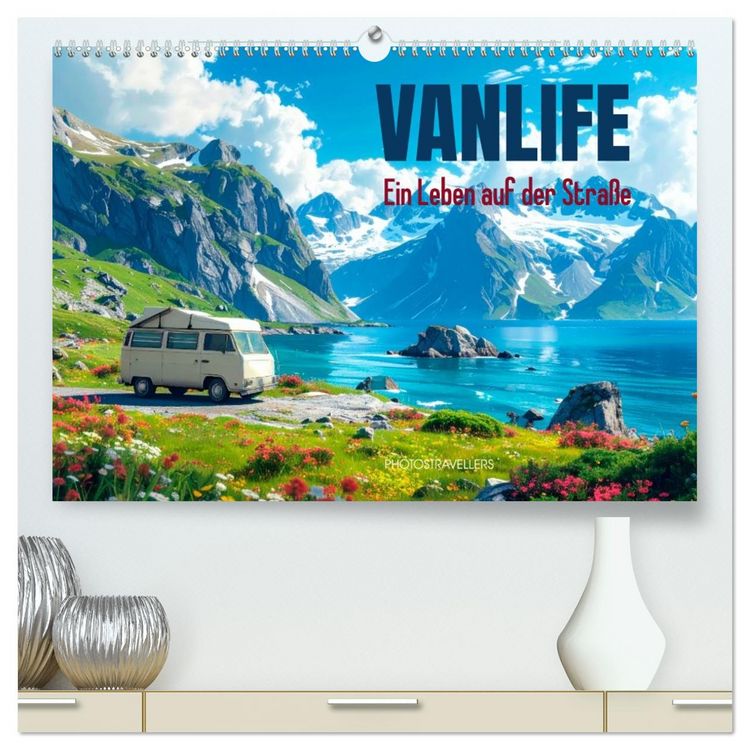 Produktbild: Vanlife Ein Leben auf der Stra&szlig;e (hochwertiger Premium Wandkalender 2027 DIN A2 quer), Kunstdruck in Hochglanz